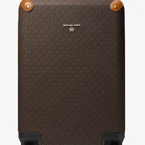 🤎Michael Kors Dark Brown Travel Suitcase 14.5"W X 20"H X 9.5"D Never Used!